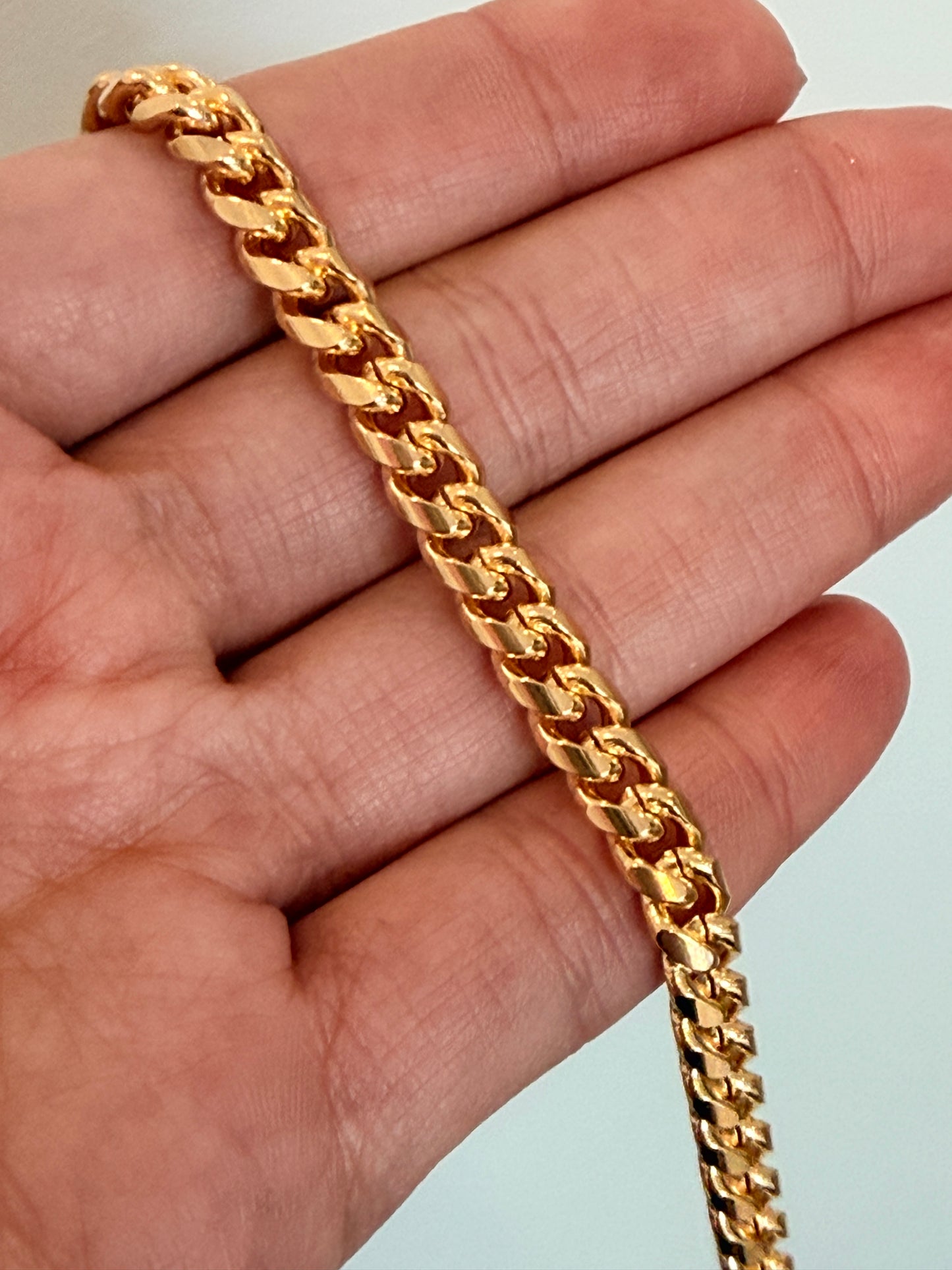Gold Filled 6mm Curb Bracelet | Statement Piece