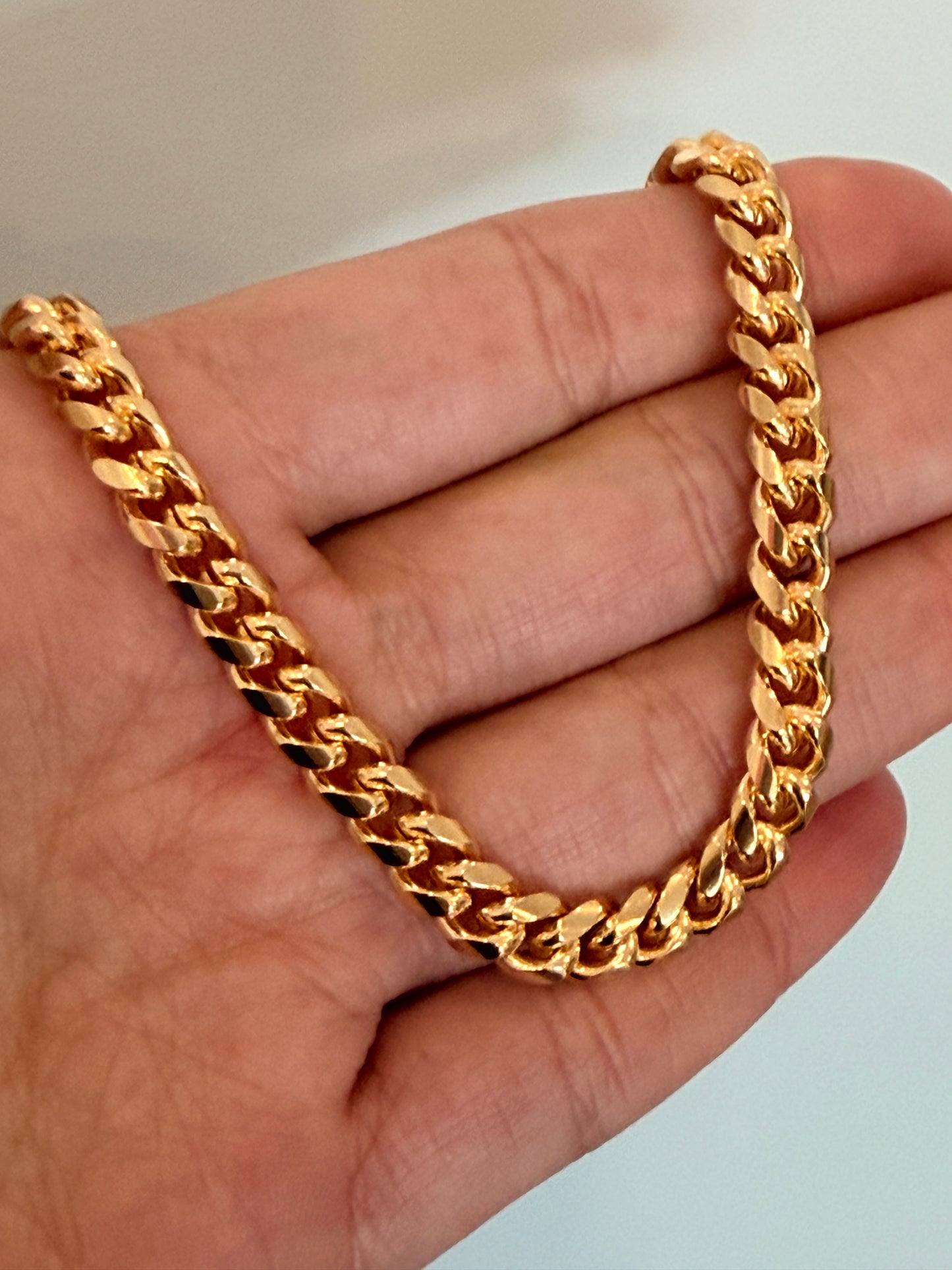 Gold Filled 6mm Curb Bracelet | Statement Piece