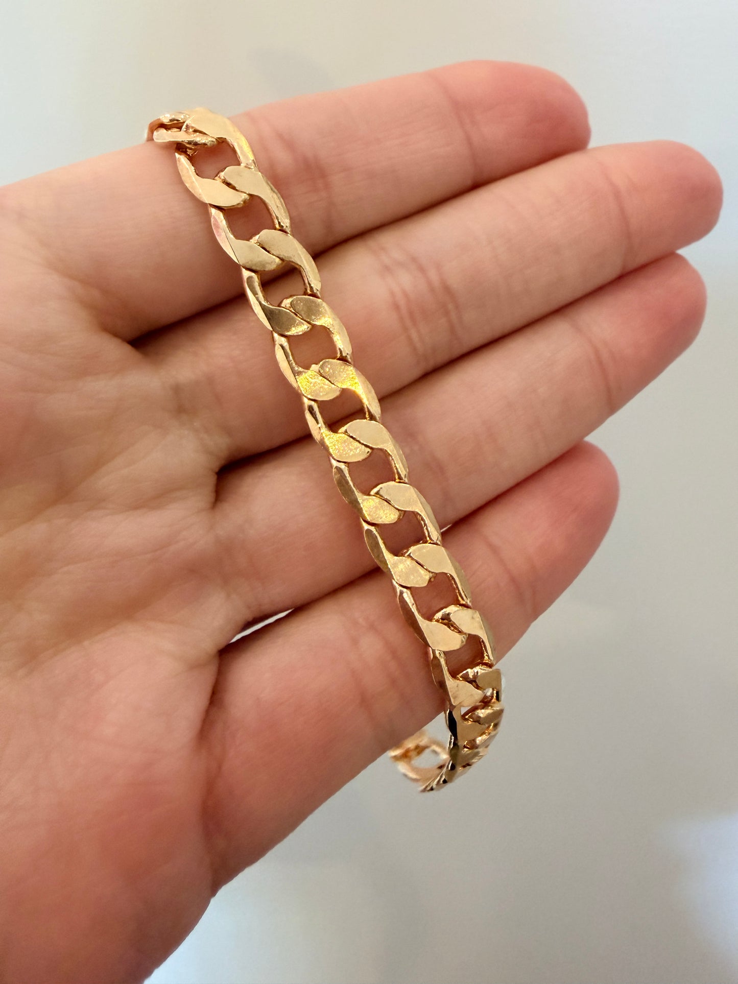 Gold Filled 6.5mm Curb Bracelet | Men's Bracelet