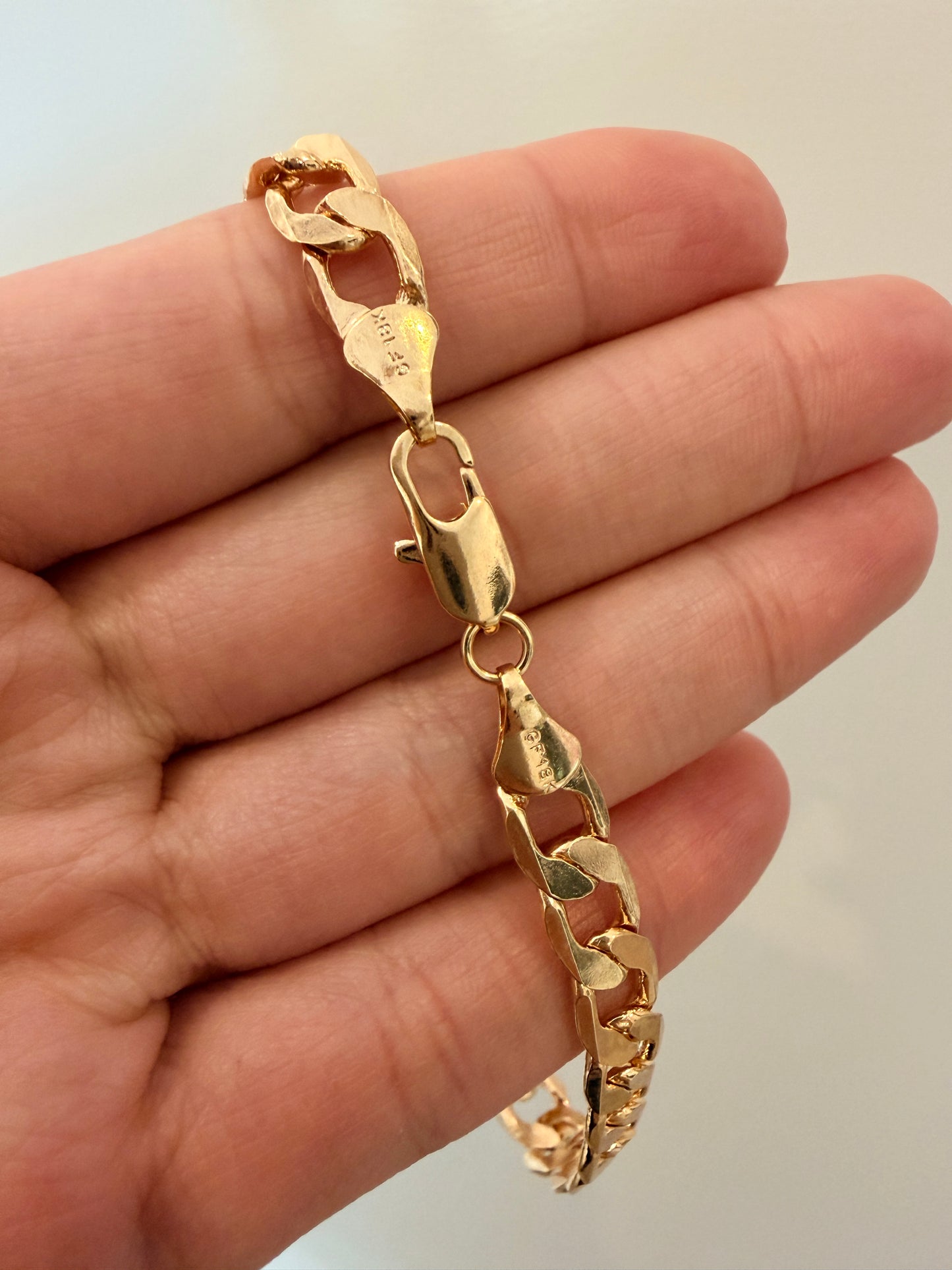 Gold Filled 6.5mm Curb Bracelet | Men's Bracelet