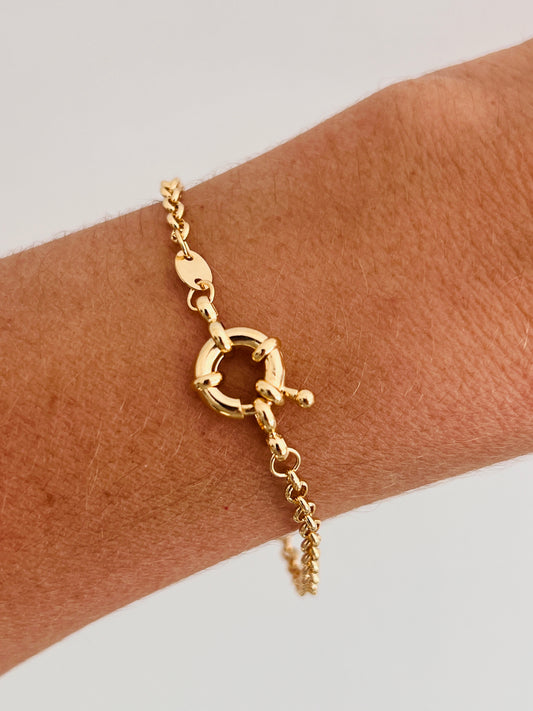 Gold Filled 2mm Cable Bracelet | Minimalist Gold Jewelry