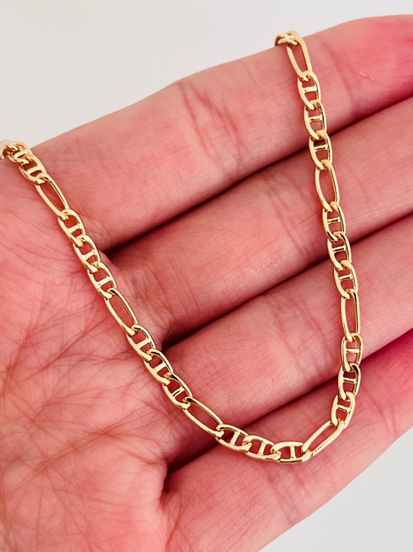 Gold Filled 2.5mm Mariner Bracelet | Everyday Gold Chain