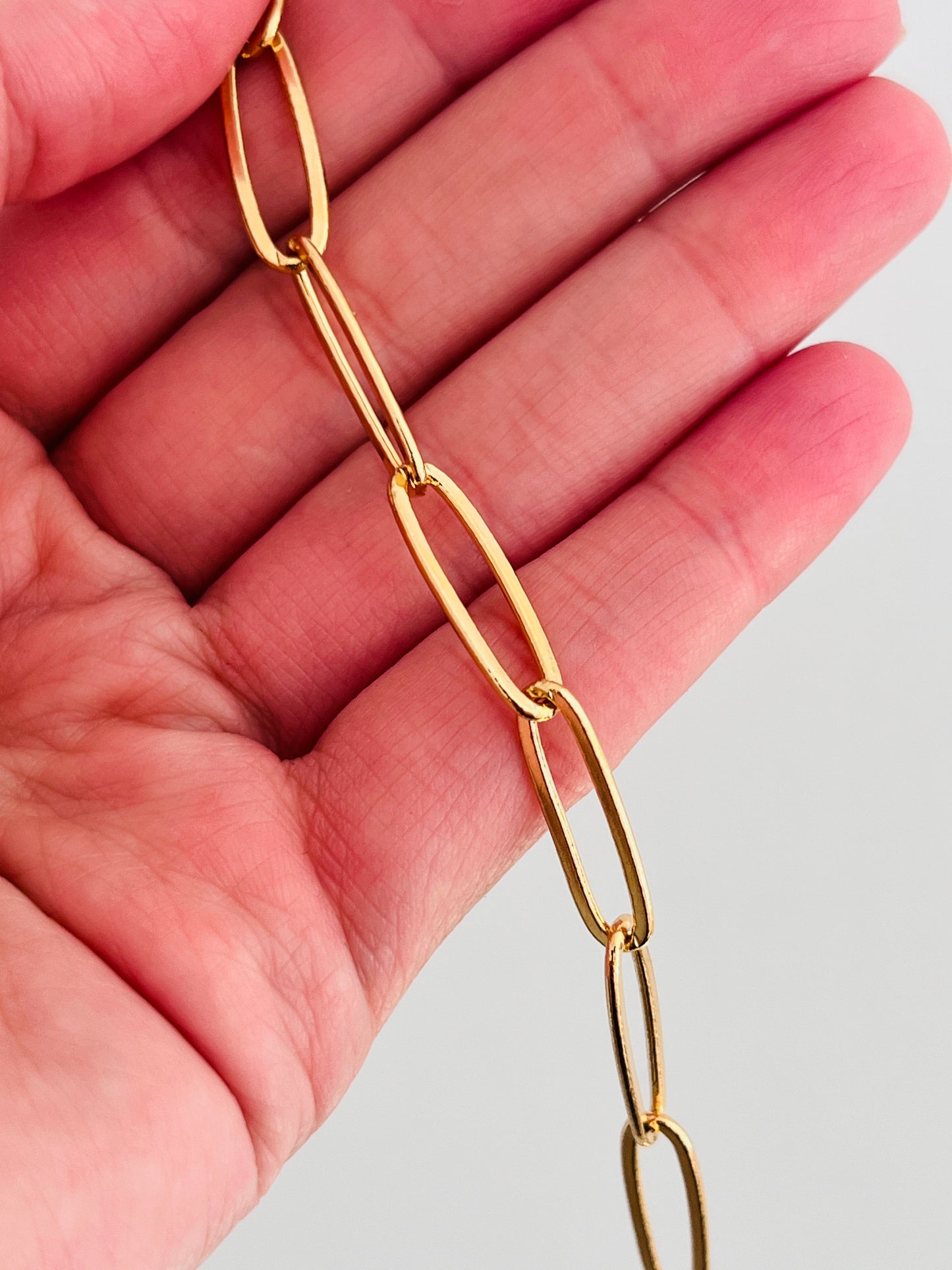 Gold Filled 6mm Oval Paperclip Bracelet | Bold Links