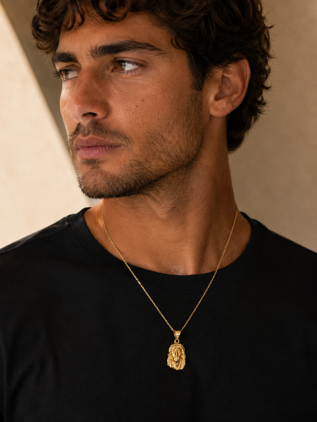 Gold Filled Jesus Pendant Necklace | Faith-Inspired Keepsake