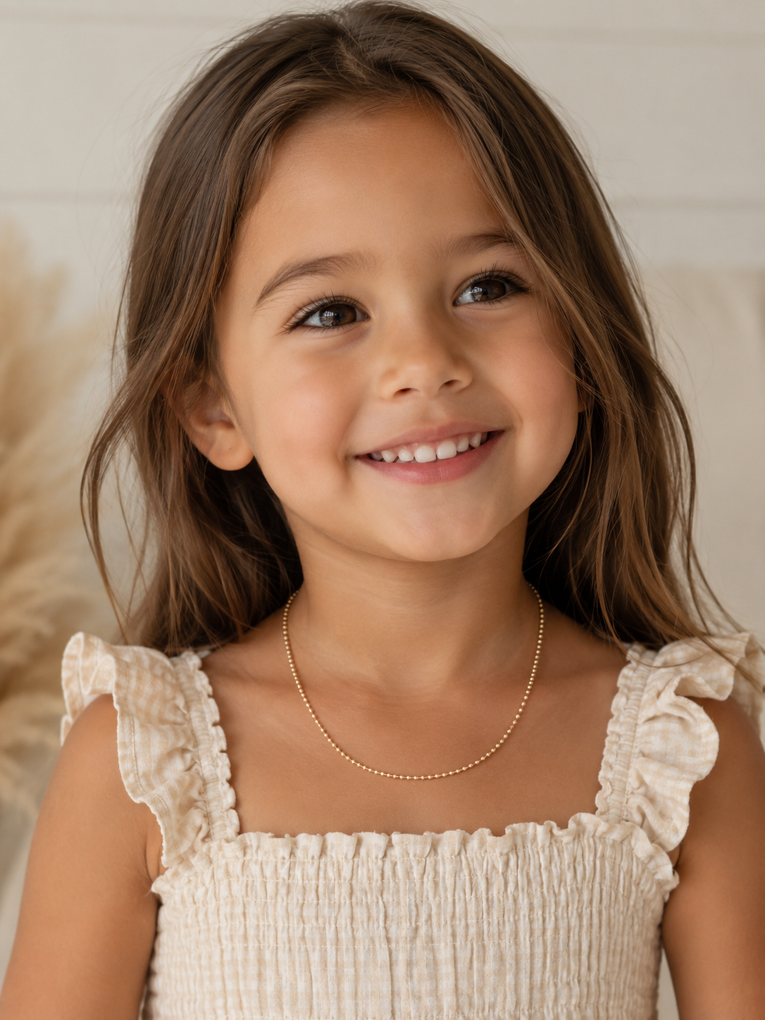 Gold Filled 1mm Ball Necklace | Unisex Chain