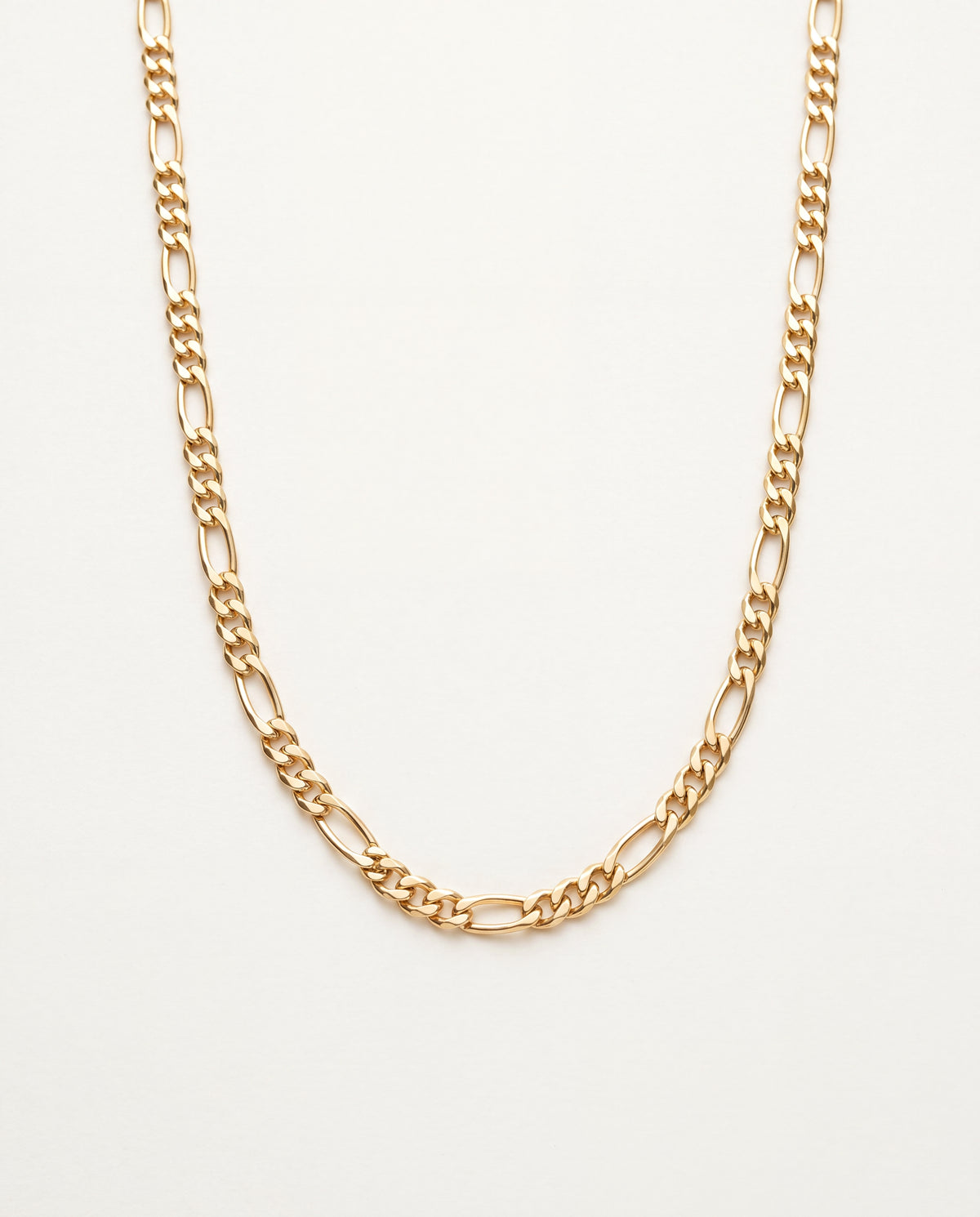 18KT Gold Filled Men's Chains, Gold Filled 2.5mm Figaro Chain | Men's & Women's Everyday Necklace by HAUS OF MONOGRAM