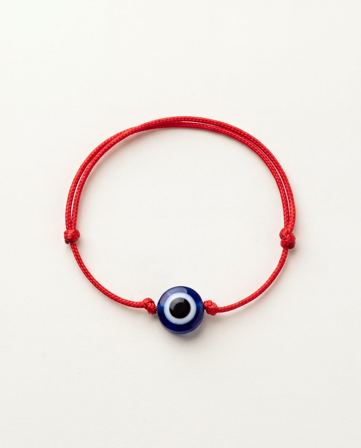 Evil Eye Macrame Bracelet | Adjustable Protection Bracelet by HAUS OF MONOGRAM - Bracelets, , HOM-REDSTRINGMACRAME
