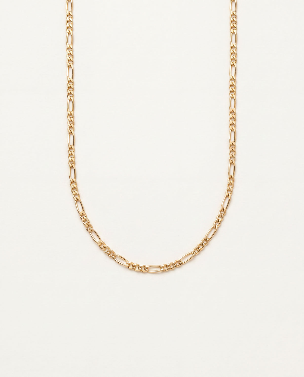 18KT Gold Filled Men's Chains, Gold Filled 0.9mm Figaro Chain | Dainty Layering Necklace by HAUS OF MONOGRAM