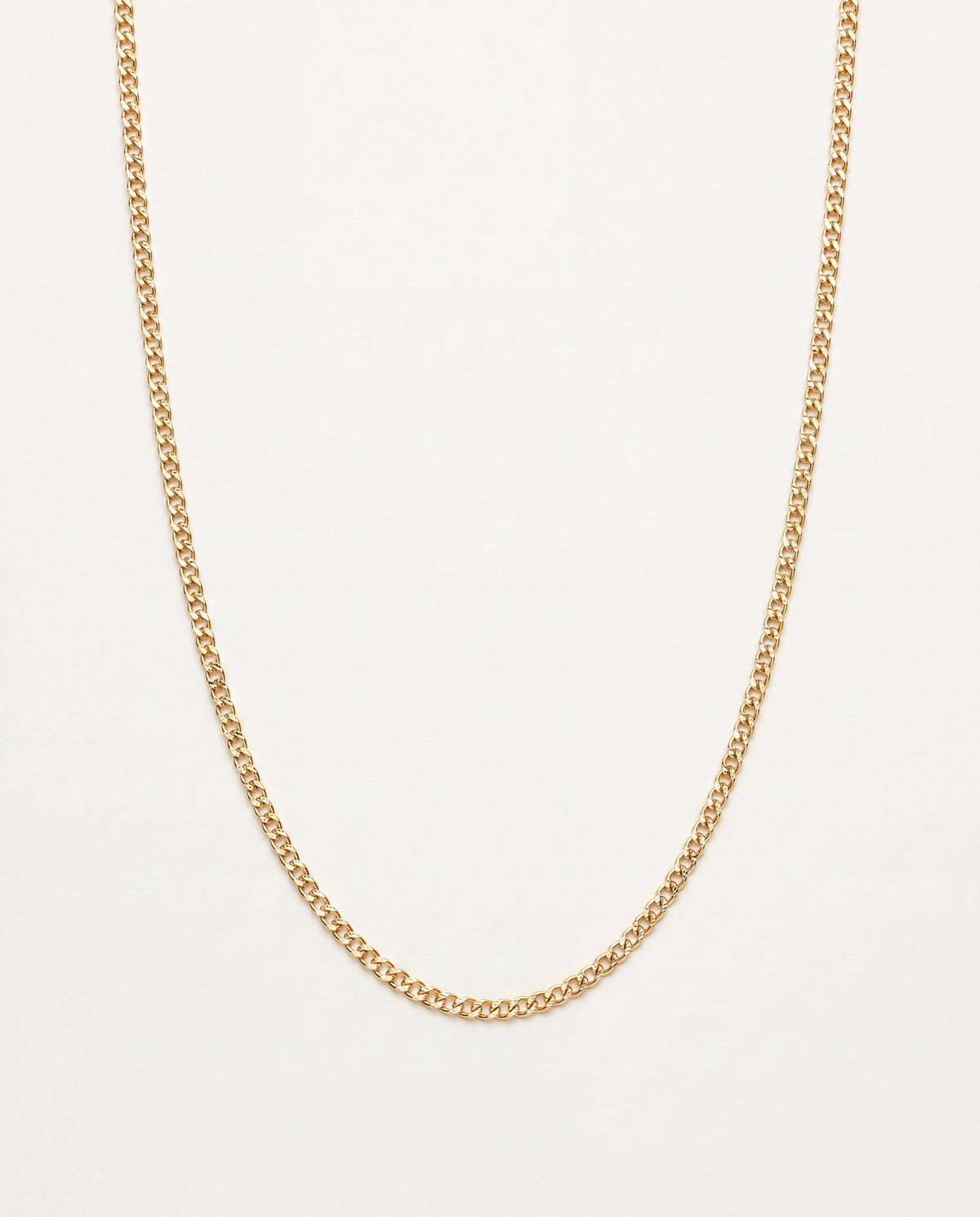 18KT Gold Filled Men's Chains, Gold Filled 1.5mm Curb Chain | 18"–24" | Everyday Essential by HAUS OF MONOGRAM