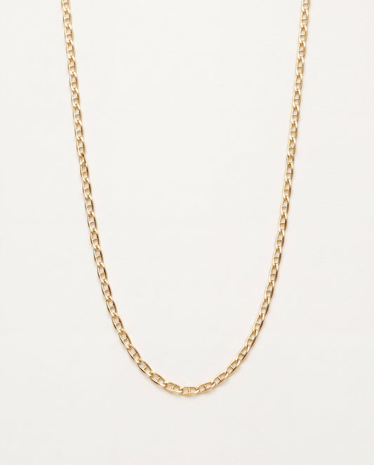 18KT Gold Filled Necklaces, Gold Filled 1.5mm Mariner Necklace | Everyday Gold Chain by HAUS OF MONOGRAM