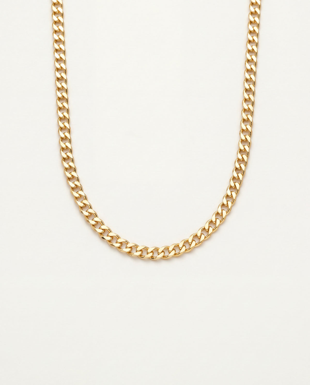 18KT Gold Filled Necklaces, Gold Filled 2.5mm Curb Necklace | Unisex Chain by HAUS OF MONOGRAM
