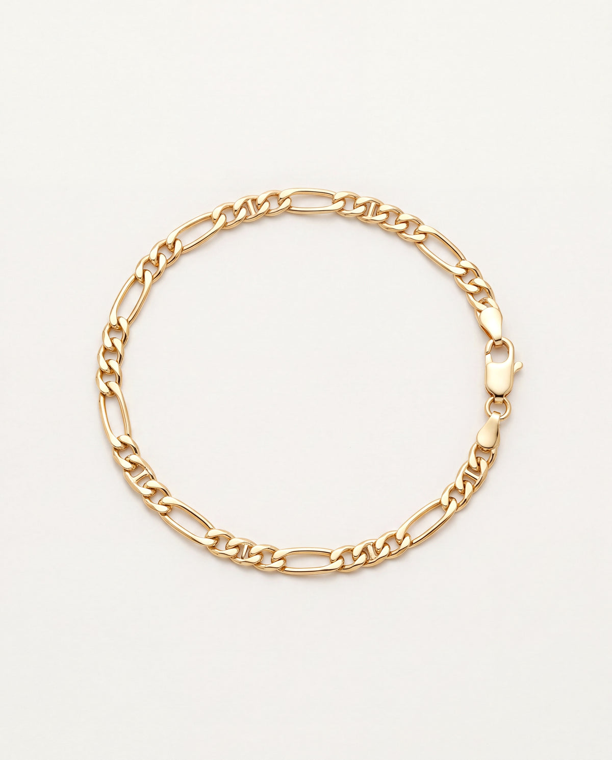 18KT Gold Filled Bracelets, Gold Filled 2.5mm Mariner Bracelet | Everyday Gold Chain by HAUS OF MONOGRAM
