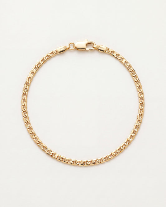 Gold Filled 2mm Curb Bracelet
