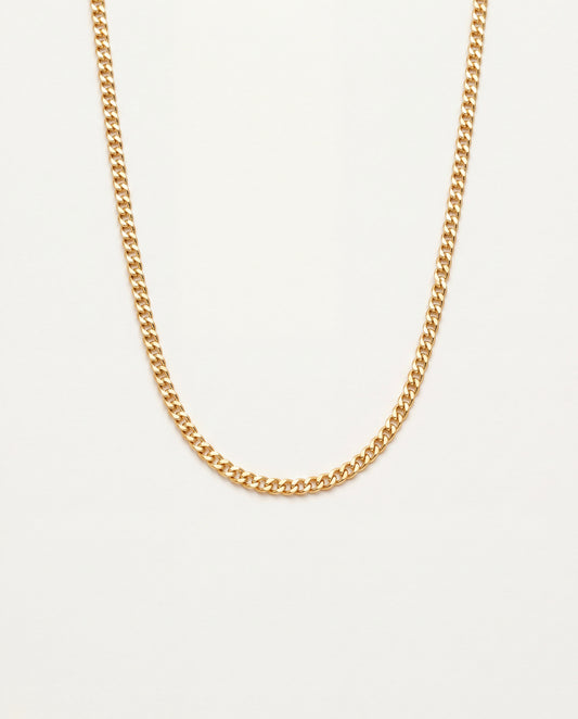 18KT Gold Filled Necklaces, Gold Filled 2mm Curb Necklace | Everyday Shine Classic Chain by HAUS OF MONOGRAM