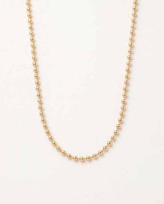 Gold Filled 3mm Ball Chain Necklace