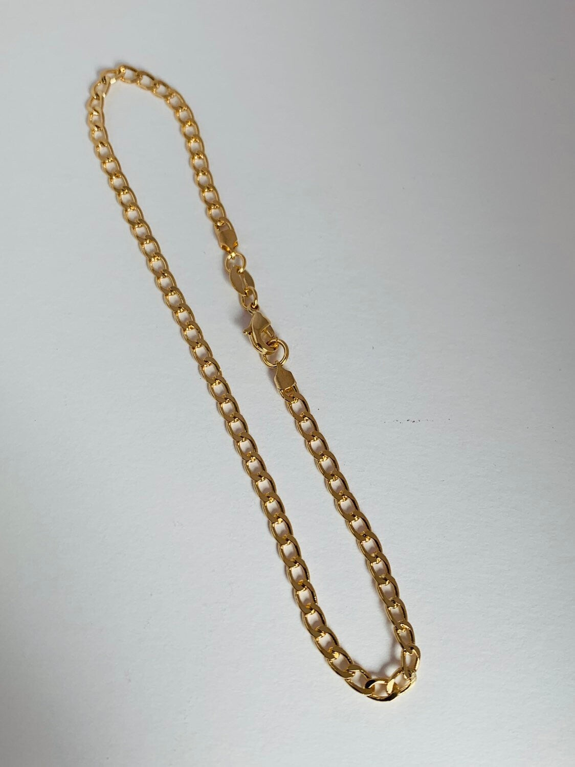18KT Gold Filled Bracelets, Gold Filled 3mm Curb Bracelet | Everyday Gold Essential by HAUS OF MONOGRAM