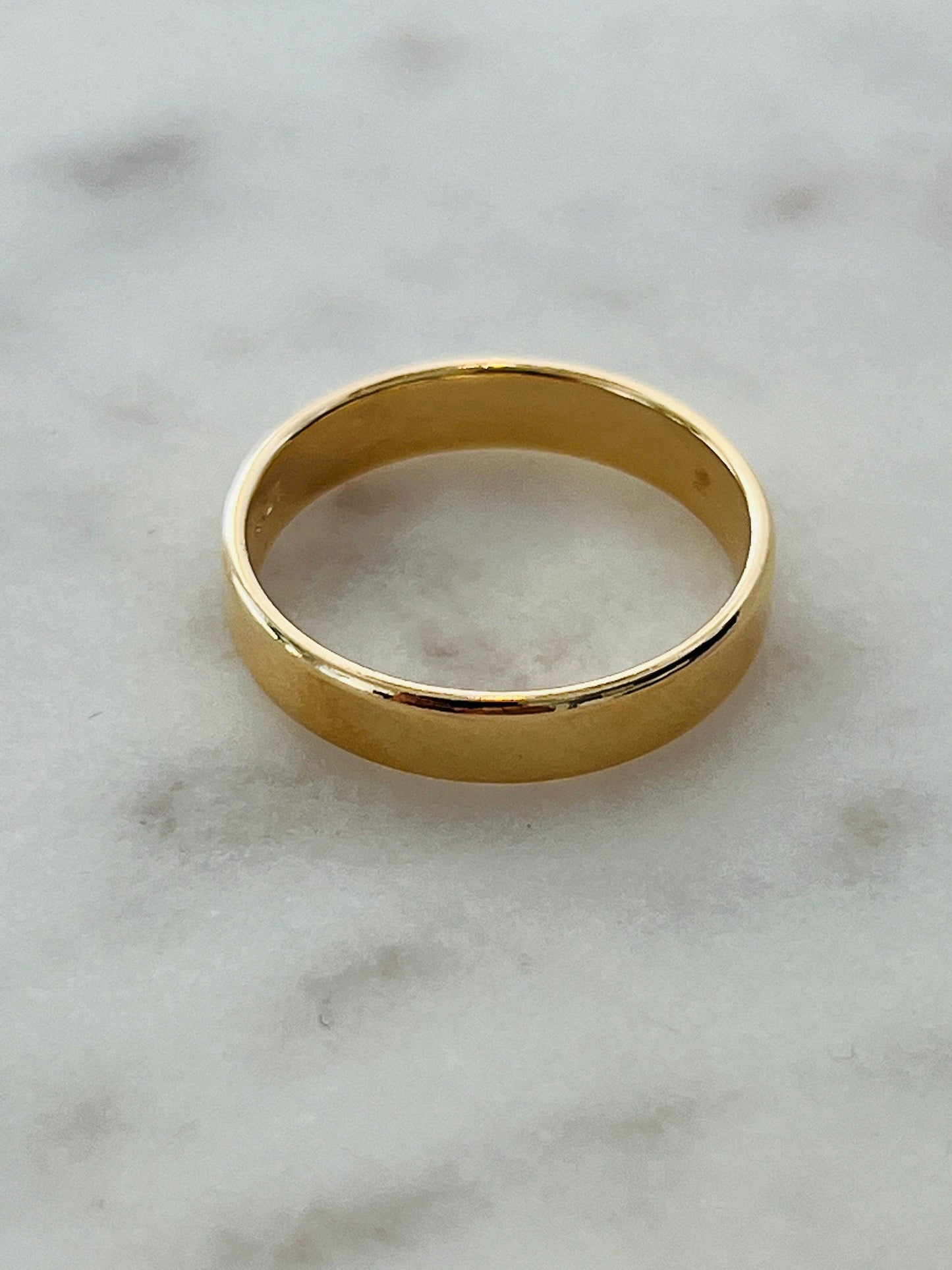 18KT Gold Filled Rings, Gold Filled 3mm Ring | Sleek Everyday Shine by HAUS OF MONOGRAM