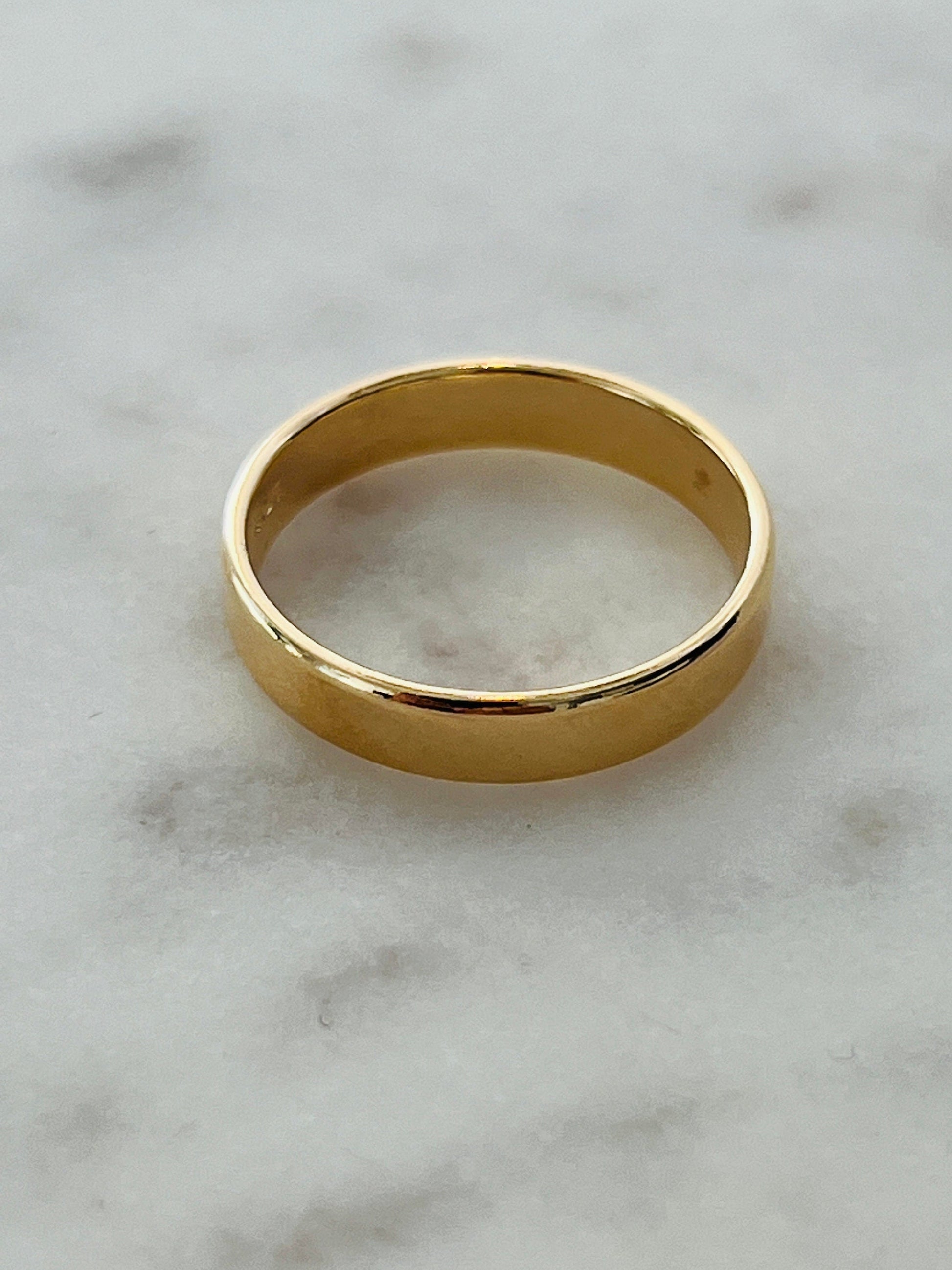 18KT Gold Filled Rings, Gold Filled 3mm Ring | Sleek Everyday Shine by HAUS OF MONOGRAM