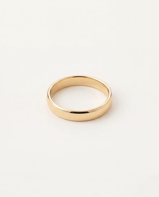 18KT Gold Filled Rings, Gold Filled 3mm Ring | Sleek Everyday Shine by HAUS OF MONOGRAM