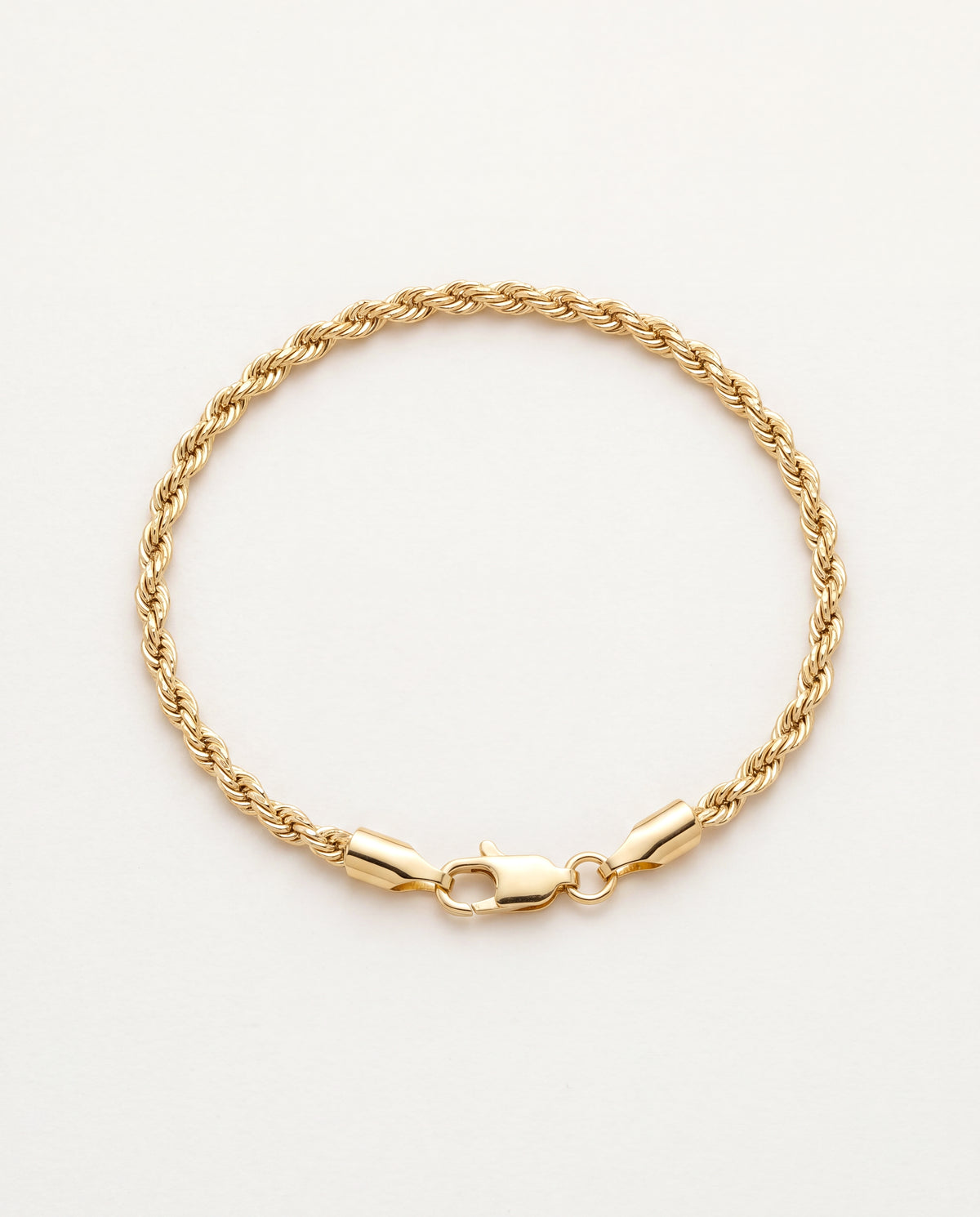 Gold Filled 3mm Rope Bracelet
