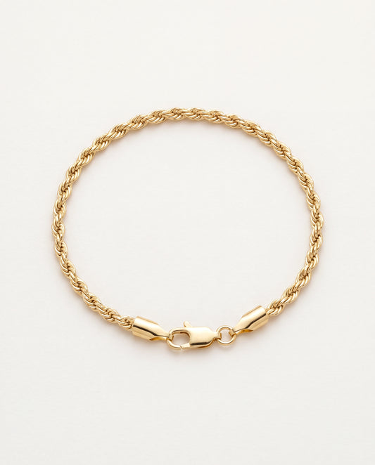 Gold Filled 3mm Rope Bracelet