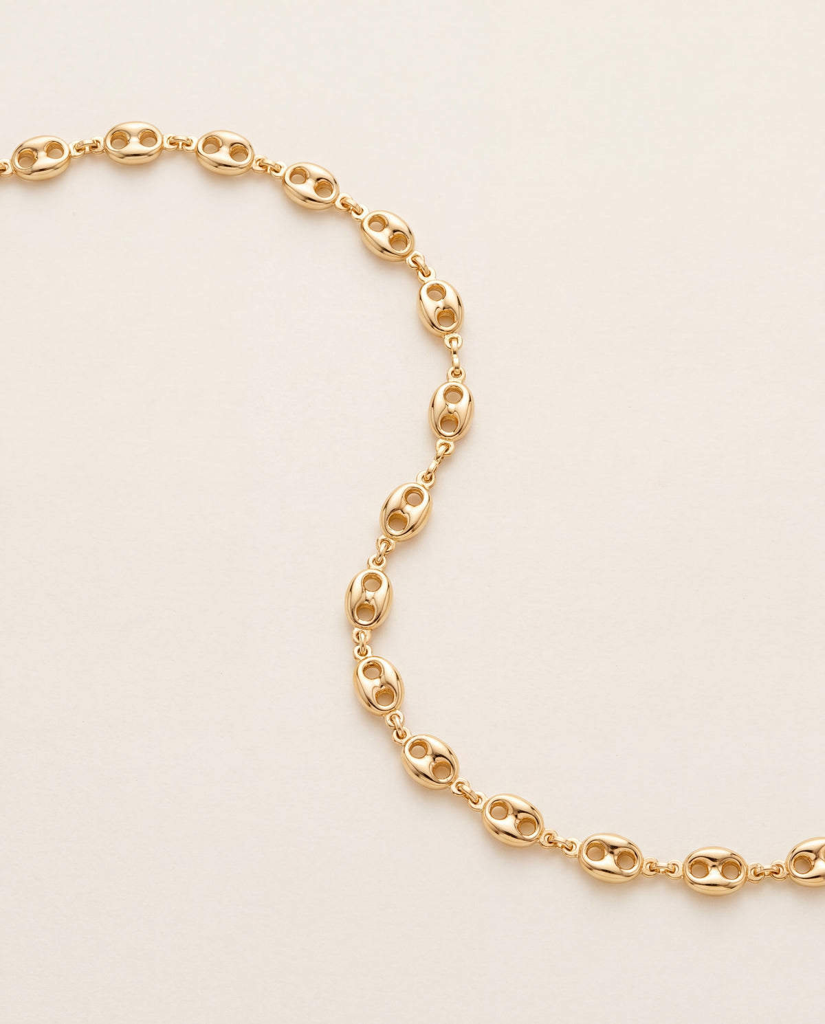 18KT Gold Filled Men's Bracelet, Gold Filled 4.5mm Puff Bracelet | Chunky Everyday Luxe by HAUS OF MONOGRAM