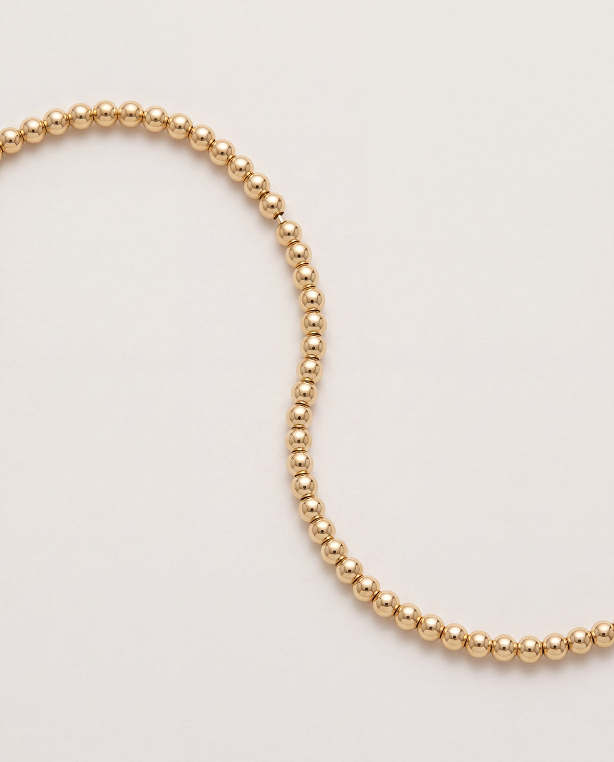 Gold Filled 4mm Beaded Bracelet