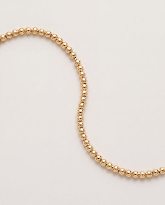 Gold Filled 4mm Beaded Bracelet