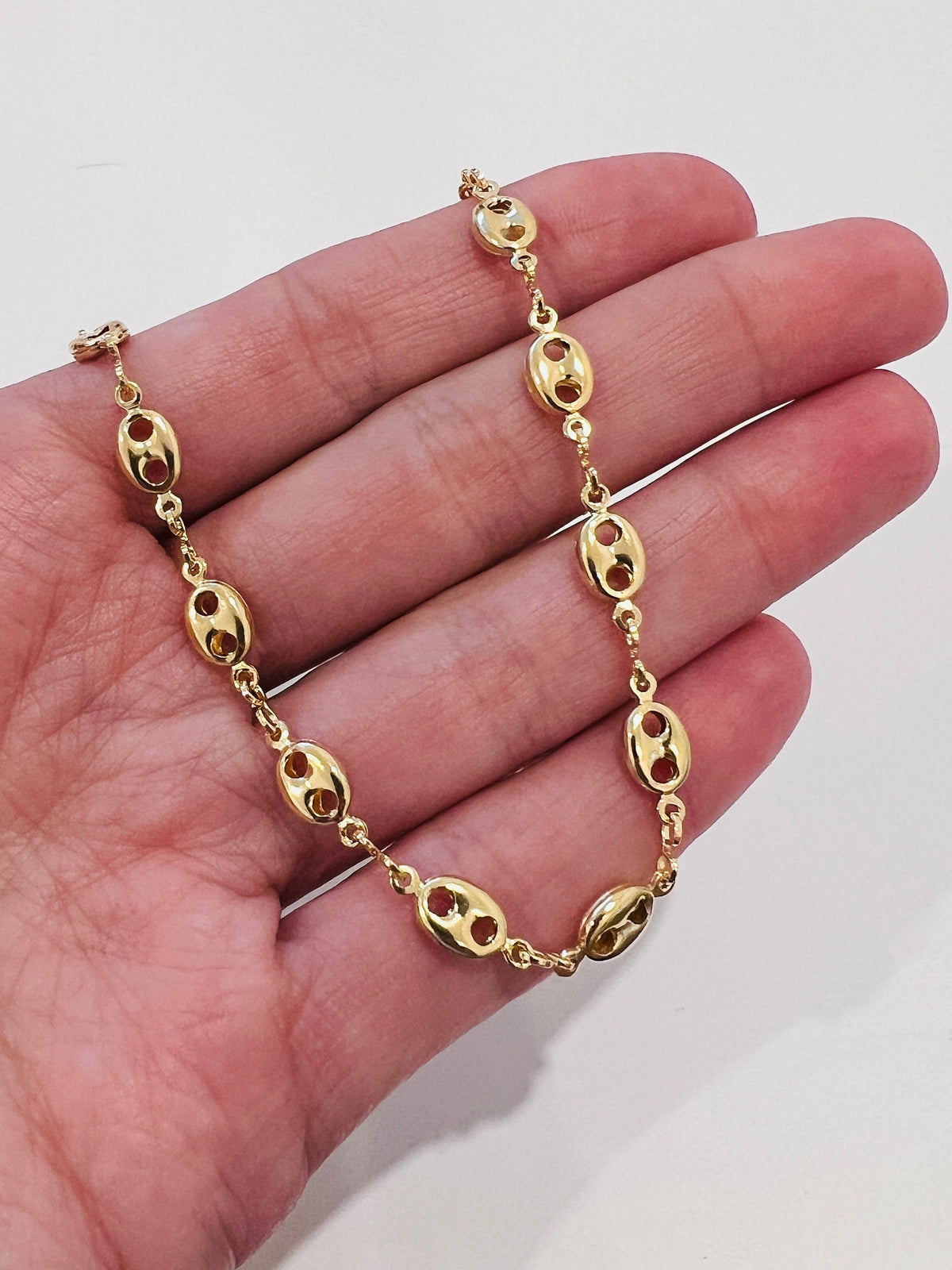 18KT Gold Filled Bracelets, Gold Filled 5mm Puff Bracelet | Luxe Gold Statement Piece by HAUS OF MONOGRAM