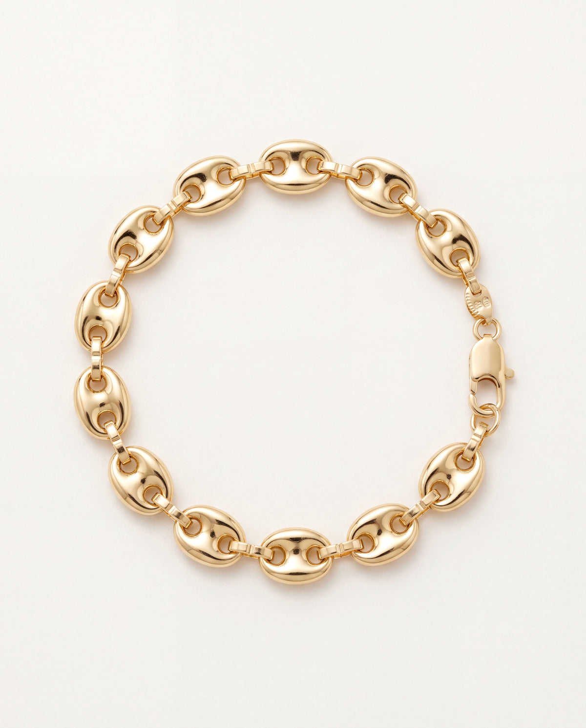 Gold Filled 8mm Puff Bracelet