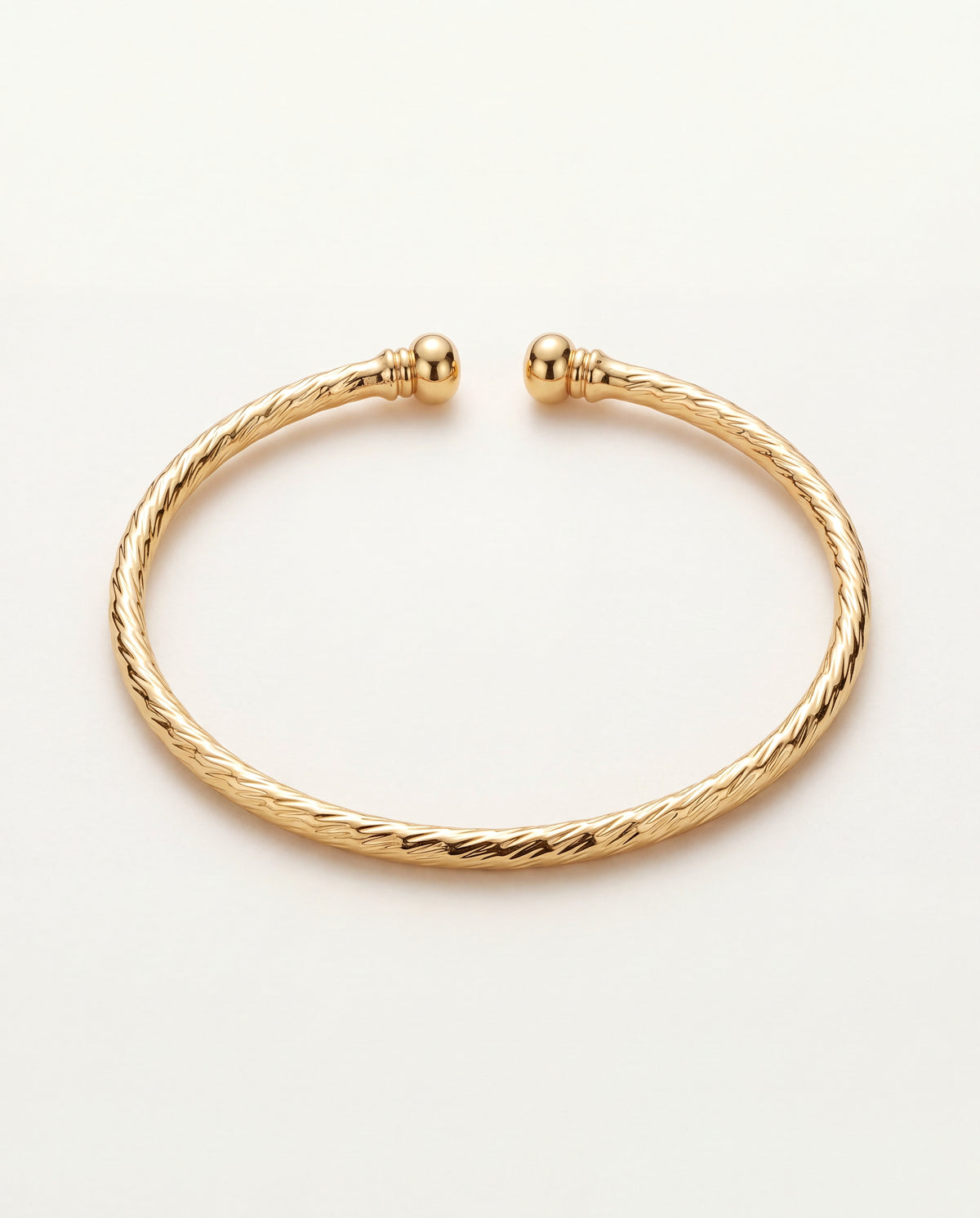 18KT Gold Filled Bangles, Gold Filled Adjustable Bangle | 2.25" 2.5" 2.75" Diameter by HAUS OF MONOGRAM