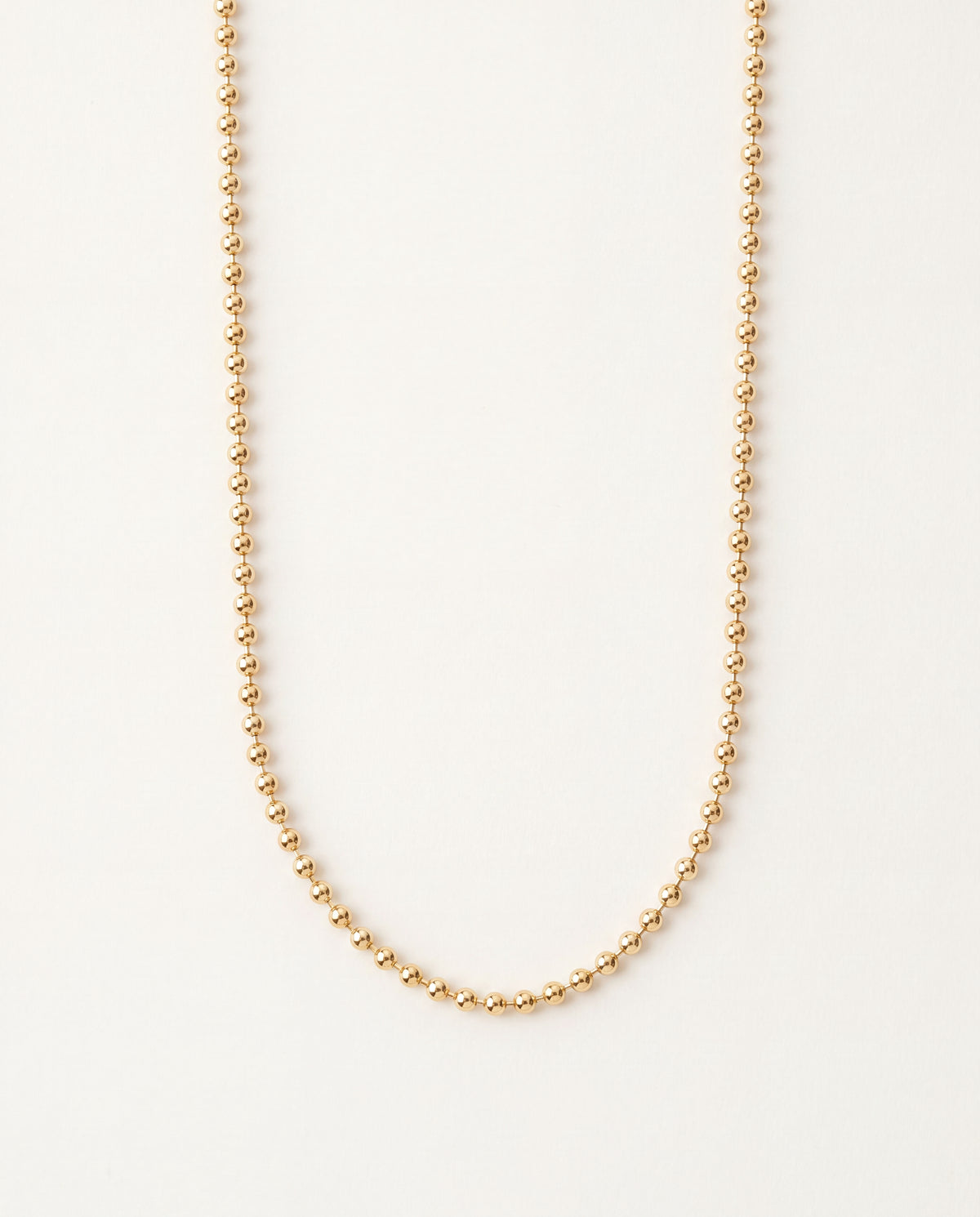 Gold Filled Ball Chain Necklace