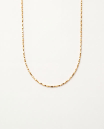 18KT Gold Filled Necklaces, Gold Filled Ball Necklace | 1mm Chain | Dainty Everyday Style by HAUS OF MONOGRAM