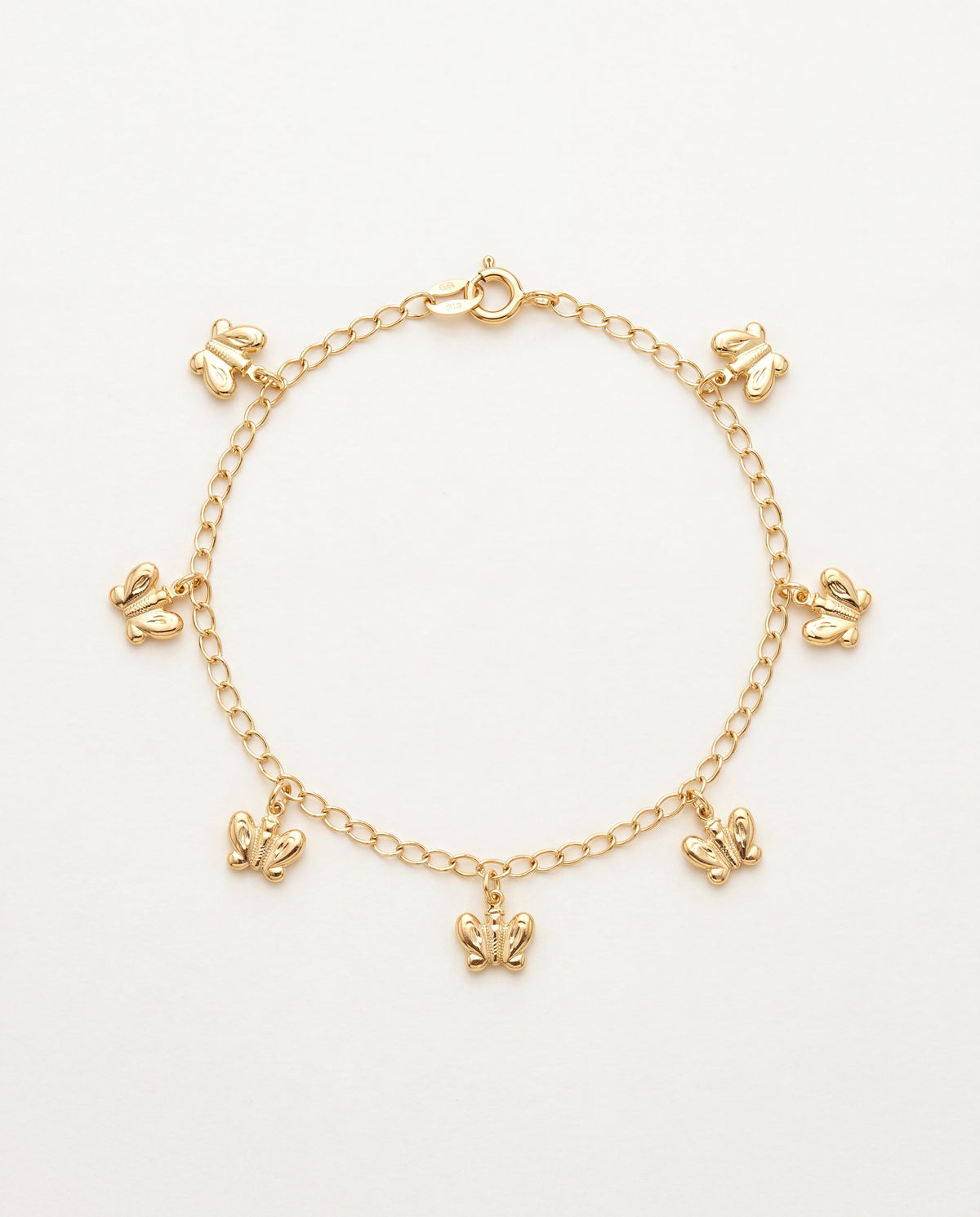 18KT Gold Filled Anklets, Gold Filled Butterfly Anklet | Dainty Gold by HAUS OF MONOGRAM