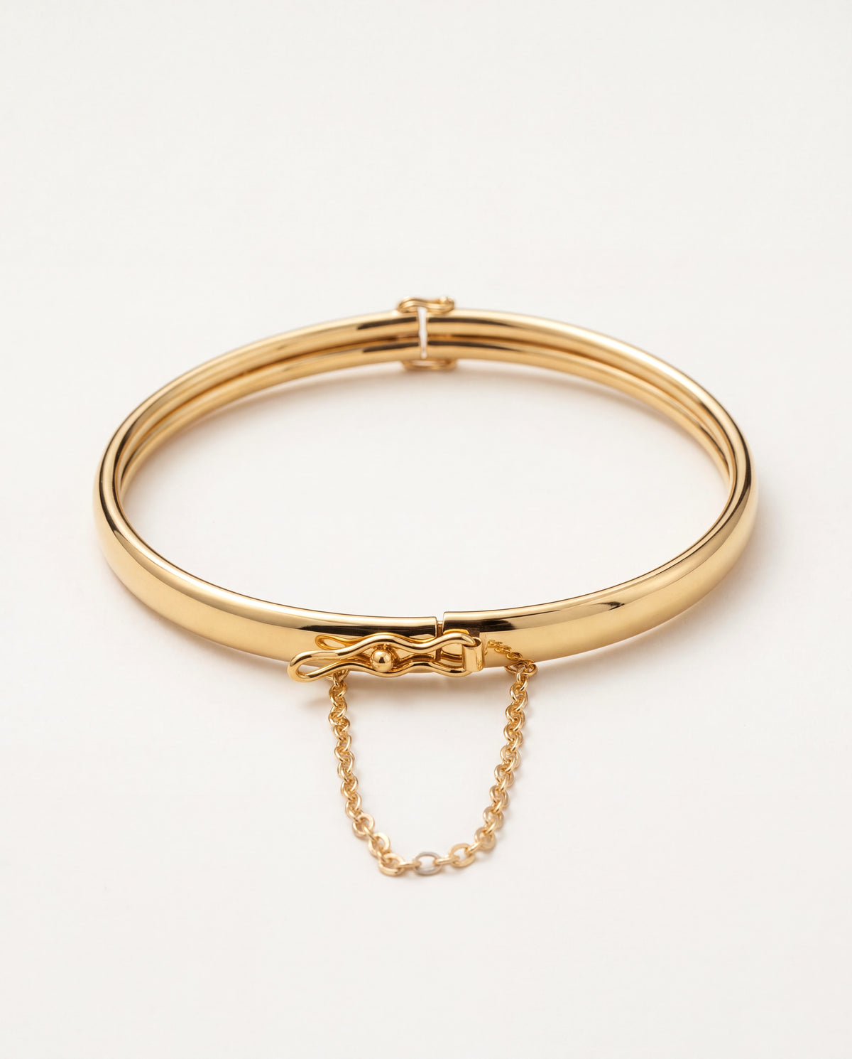 18KT Gold Filled Bangles, Gold Filled Chain Link Bangle | Classic Statement Wristwear by HAUS OF MONOGRAM