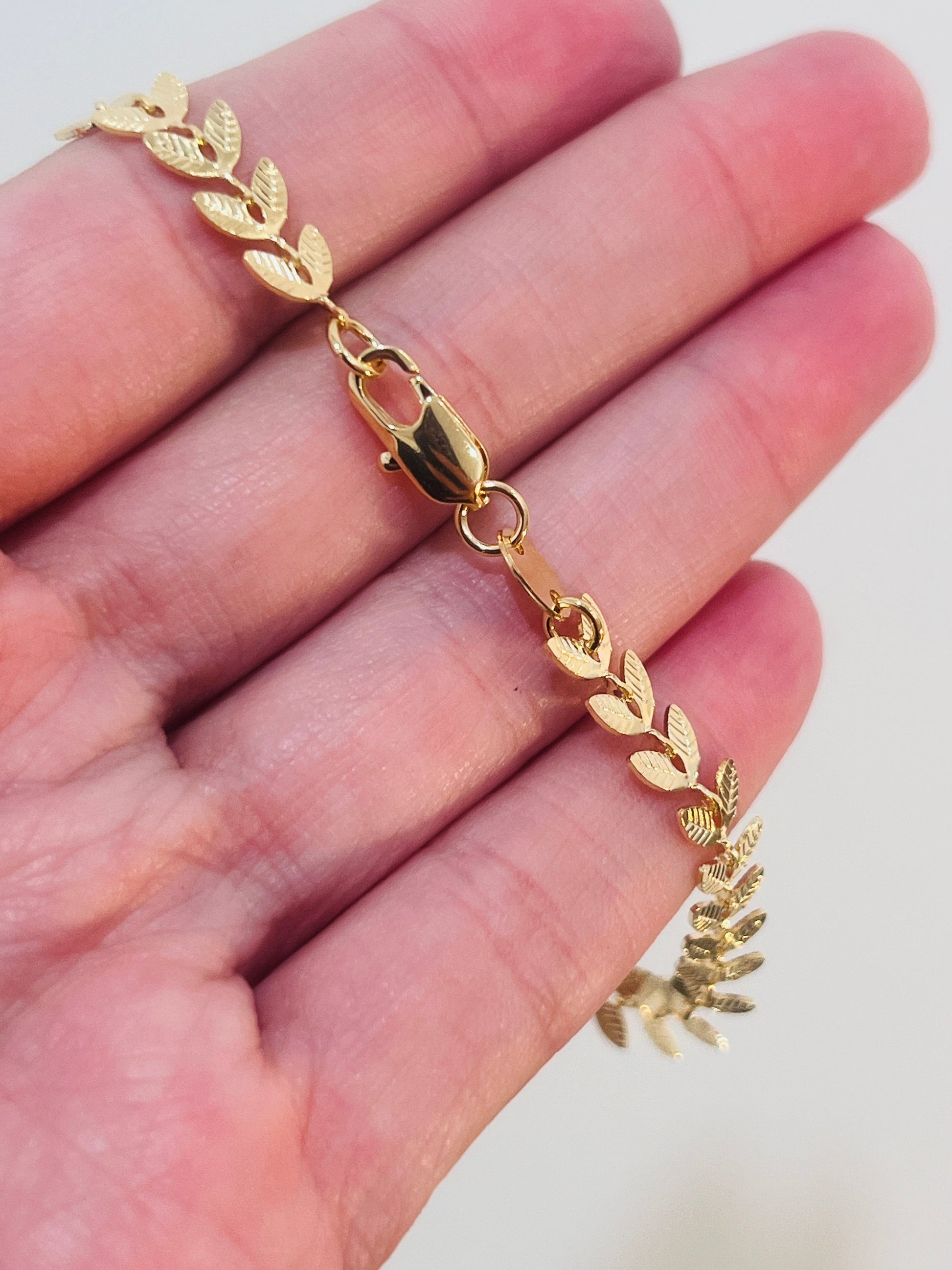 Gold Filled Chevron Bracelet | Sleek Modern Detail by HAUS OF MONOGRAM - Bracelets, 7", HOM-1-0630-7