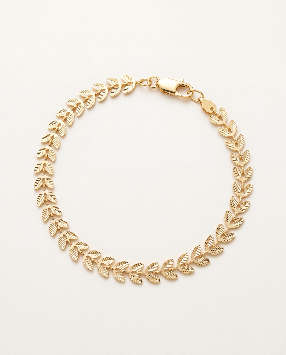 18KT Gold Filled Bracelets, Gold Filled Chevron Bracelet | Sleek Modern Detail by HAUS OF MONOGRAM