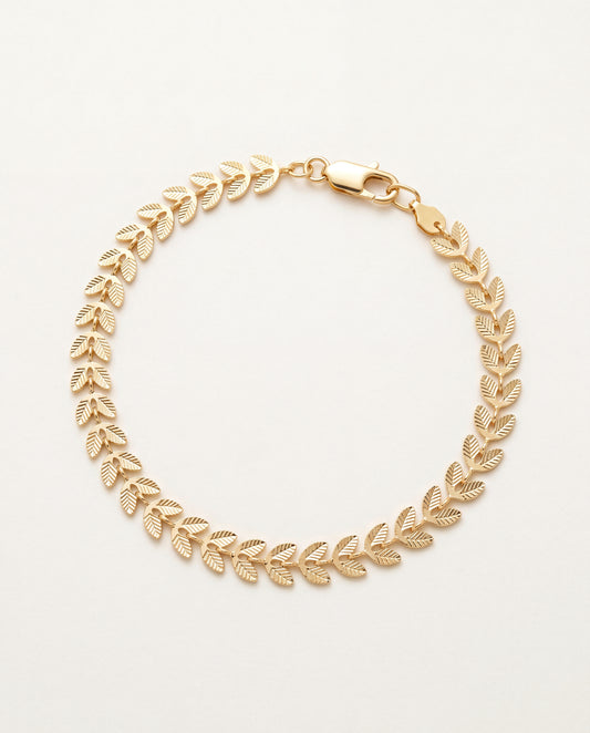 18KT Gold Filled Bracelets, Gold Filled Chevron Bracelet | Sleek Modern Detail by HAUS OF MONOGRAM