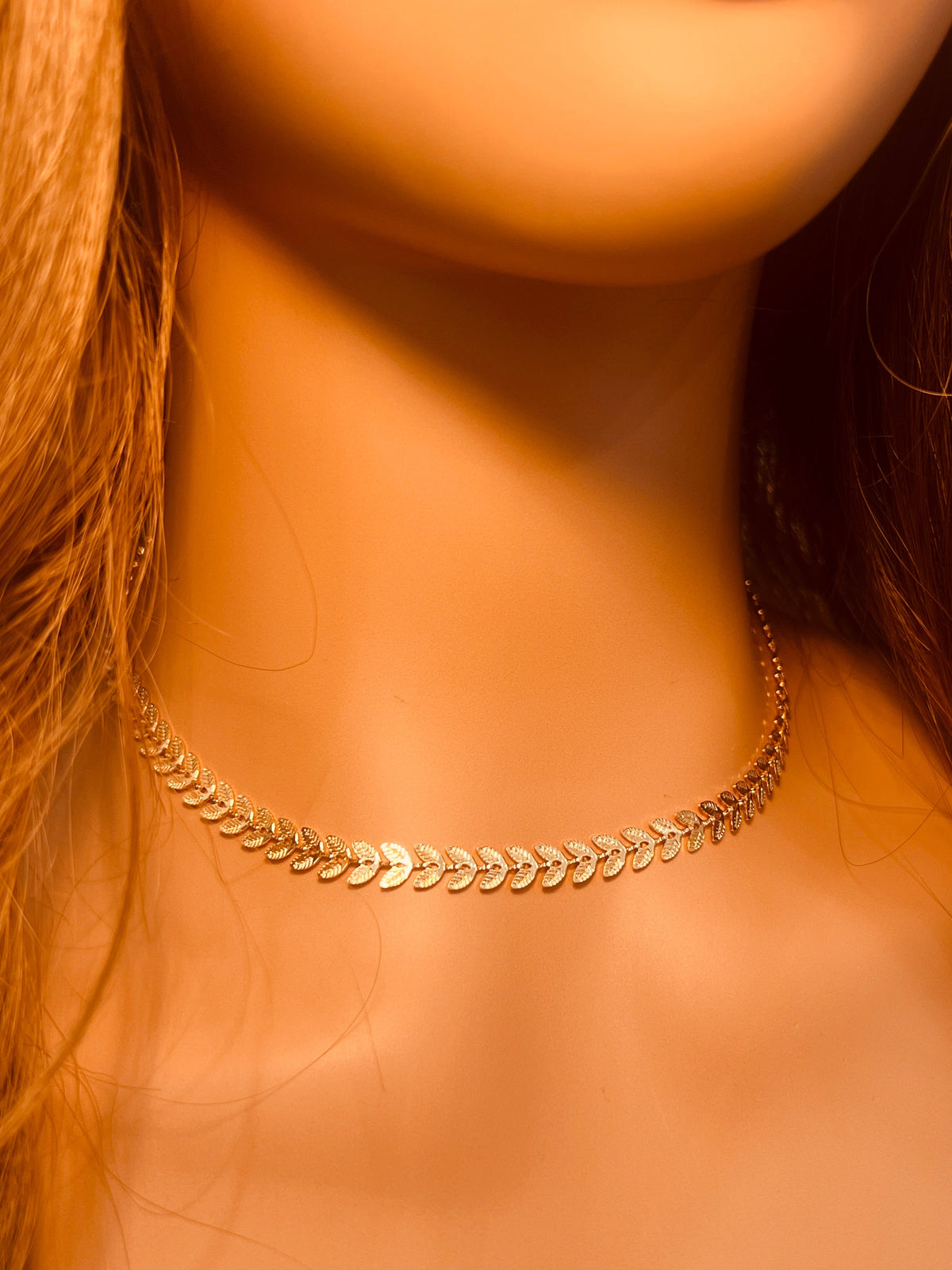 18KT Gold Filled Necklaces, Gold Filled Chevron Necklace | Sleek 18kt Shine with Bold, Geometric Edge by HAUS OF MONOGRAM