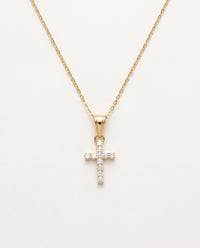 Gold Filled CZ Cross Necklace | Timeless Faith & Sparkle
