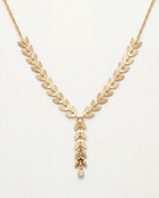 18KT Gold Filled Necklaces, Gold Filled Chevron Necklace | 17.75" Statement Chain by HAUS OF MONOGRAM