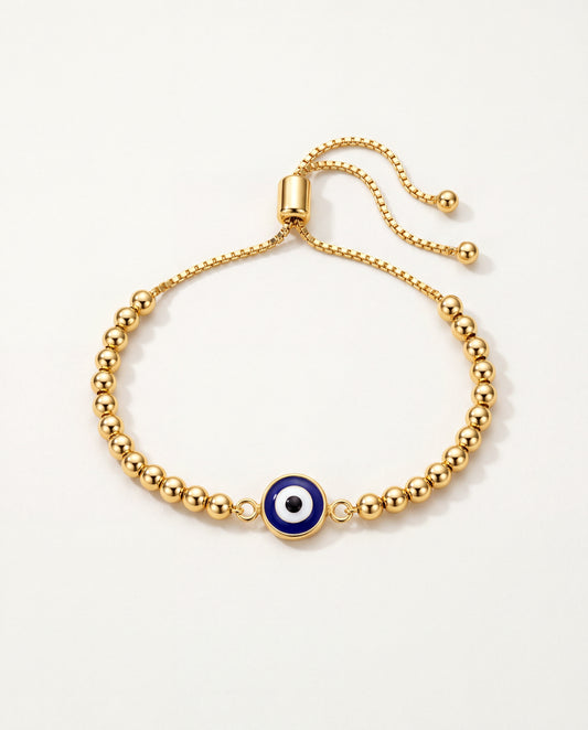 Gold Filled Evil Eye Bracelet