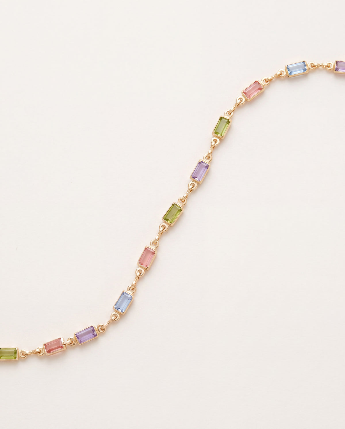 18KT Gold Filled Bracelets, Gold Filled Gemstone Bracelet | Delicate Color by HAUS OF MONOGRAM