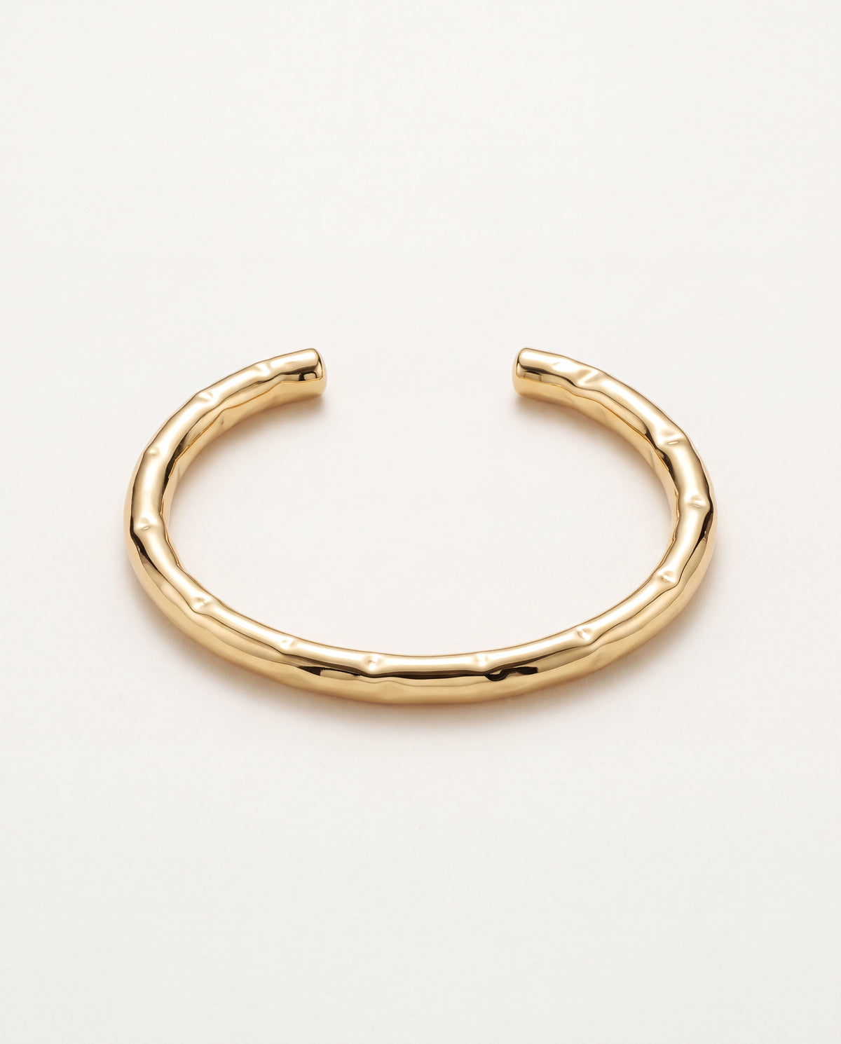 18KT Gold Filled Bangles, Gold Filled Hammered Bangle | Adjustable | 5mm Wide by HAUS OF MONOGRAM