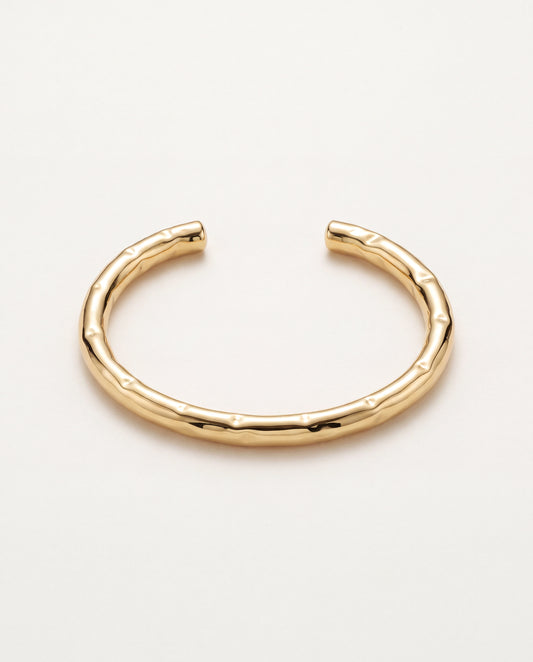 18KT Gold Filled Bangles, Gold Filled Hammered Bangle | Adjustable | 5mm Wide by HAUS OF MONOGRAM