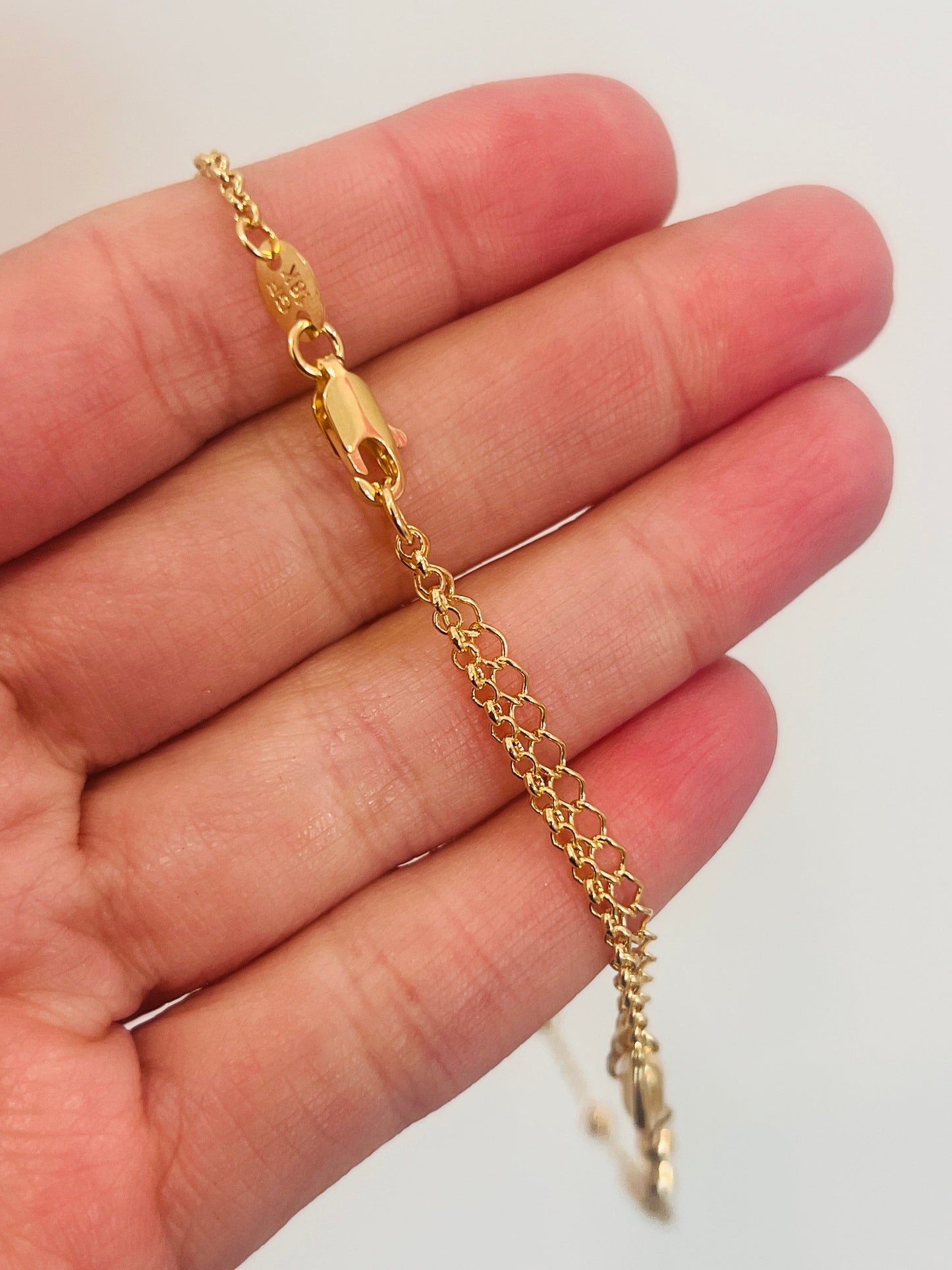 Gold Filled Heart Anklet | Dainty Romance for Everyday Wear by HAUS OF MONOGRAM
