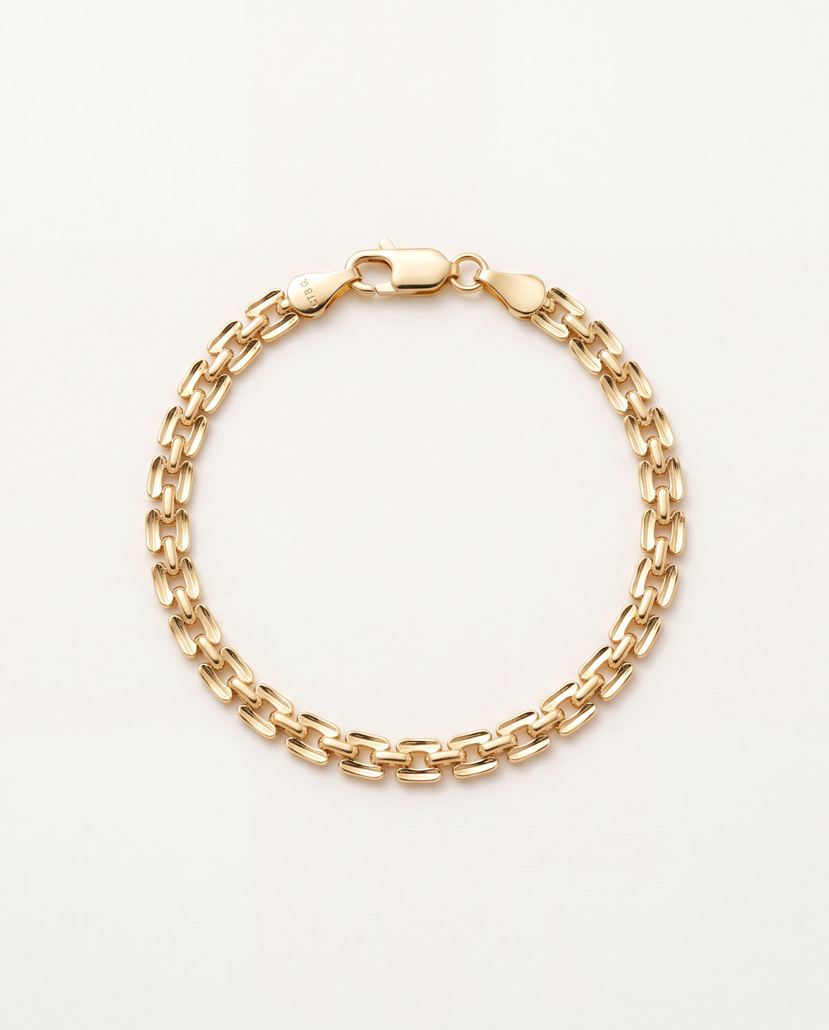18KT Gold Filled Bracelets, Gold Filled Link Bracelet | 3.5mm Everyday Gold Chain by HAUS OF MONOGRAM