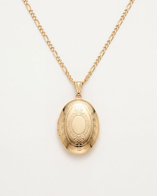 Gold Filled Locket Necklace