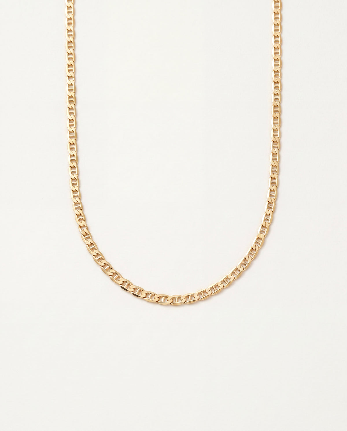 18KT Gold Filled Necklaces, Gold Filled Mariner Necklace | 2.2mm Width | 16–24 Inch by HAUS OF MONOGRAM