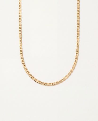 18KT Gold Filled Necklaces, Gold Filled Mariner Necklace | 2.2mm Width | 16–24 Inch by HAUS OF MONOGRAM